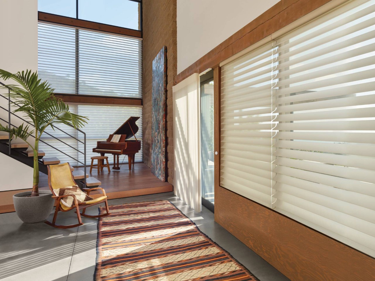 Hunter Douglas Silhouette® Sheer Shades in a foyer near Saint Michael, Minnesota (MN)
